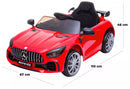 Macchina Elettrica per Bambini 12V con Licenza Mercedes GTR AMG Rossa