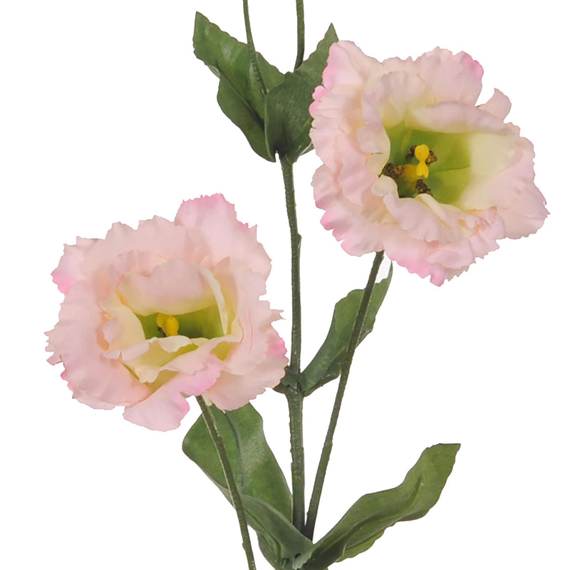 Set 4 Lisianthus Artificiali Composto da 3 Fiori Altezza 82 cm Rosa