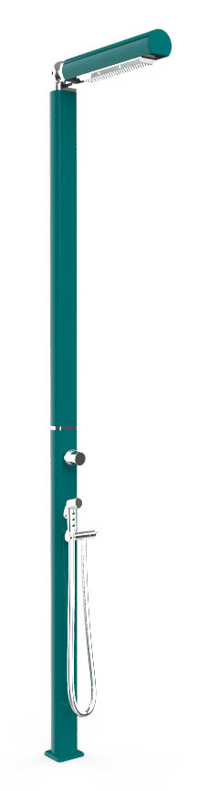 acquista Doccia da Giardino Miscelatore e Doccetta Mobile Arkema Quick Ottanio Lucido Metallizzato