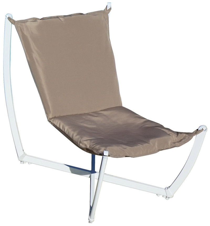 Poltroncina da Giardino in Poliestere Vorghini Vespa Verde Tortora