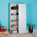 Armadio 94x182z52 cm sonoma bianco con ante scorrevoli