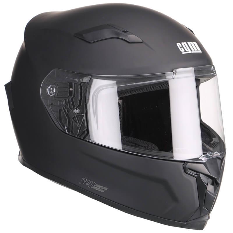 Casco Integrale per Scooter Visiera Lunga CGM Valencia 307A Nero Opaco XS - (53-54 cm)