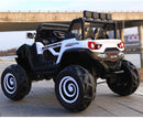 Macchina Elettrica per Bambini 2 Posti 12V Kidfun Fuoristrada 4x4 Bianco