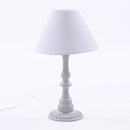 Lampada da Tavolo Ø20xH33 cm in Metallo Grigio
