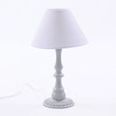 Lampada da Tavolo Ø20xH33 cm in Metallo Grigio