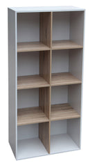 Libreria 8 Ripiani 60x30x120 cm in PB Sonoma