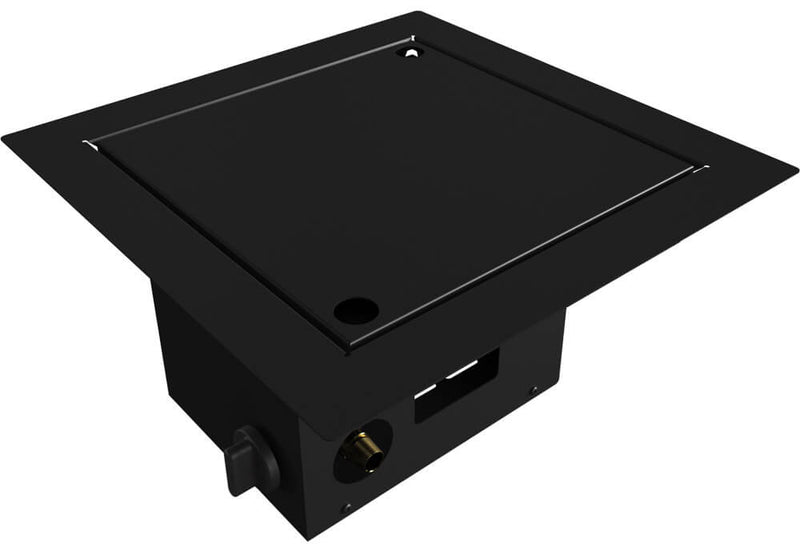 Stufa a Gas da Esterno Flig Poeria Nero con Telecomando Varie Misure