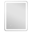 Specchio Bagno 70x90 cm LED Touch con Luce Dimmerabile a 3 Temperature e Antiappannamento      