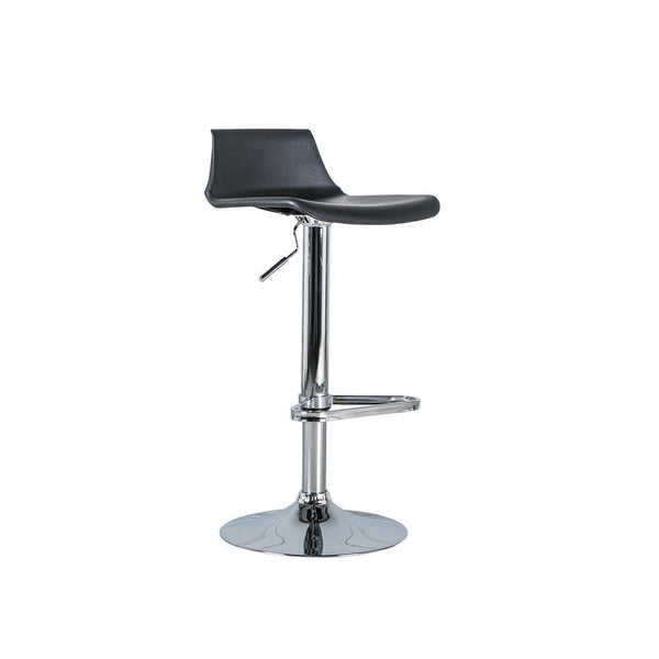 Sgabello Bar 39x41xH72/94 cm in Polipropilene Fred Nero sconto