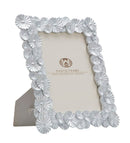 Cornice Phix 23x2x27 cm in Poliresina e Vetro Argento