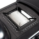 Barbecue a Gas Cheffo a 3 Fuochi Accensione Piezoelettrica 130,5x50,5x93 cm Potenza 8,5 kW in Acciaio Nero      
