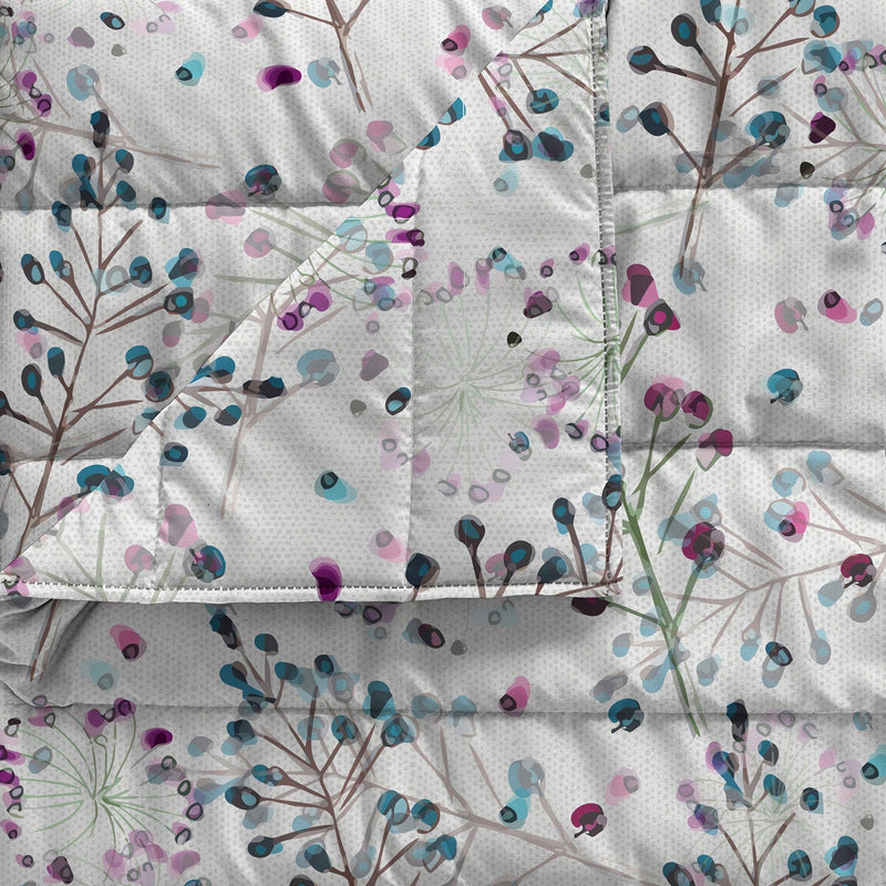 Trapuntino Estivo in Microfibra 100 gr con Stampa Flor Basic Varie Misure