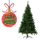 Albero di Natale Monte Saturno 240 cm 1401 Rami Super Folto Realistico con Base a Croce in Ferro Verde      