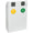 Pattumiera per Raccolta Differenziata 2 Scomparti 120 L 60x30x96 cm in Acciaio Verniciato Bianco