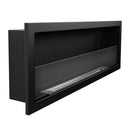 Camino a Bioetanolo da Incasso 120x15x40 cm Furore 120 Nero