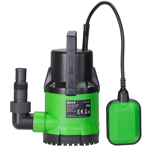 Pompa Immersione Elettropompa Sommersa Acque Chiare 250W 5000L/h Fondo Piatto online