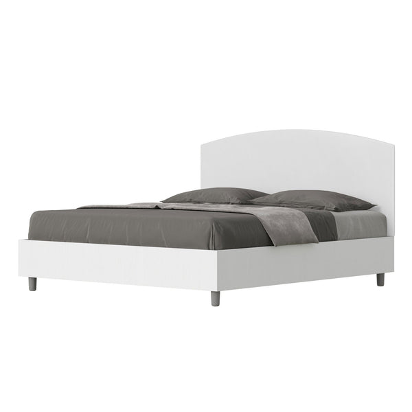 sconto Letto Matrimoniale Antilia Bianco Varie Misure