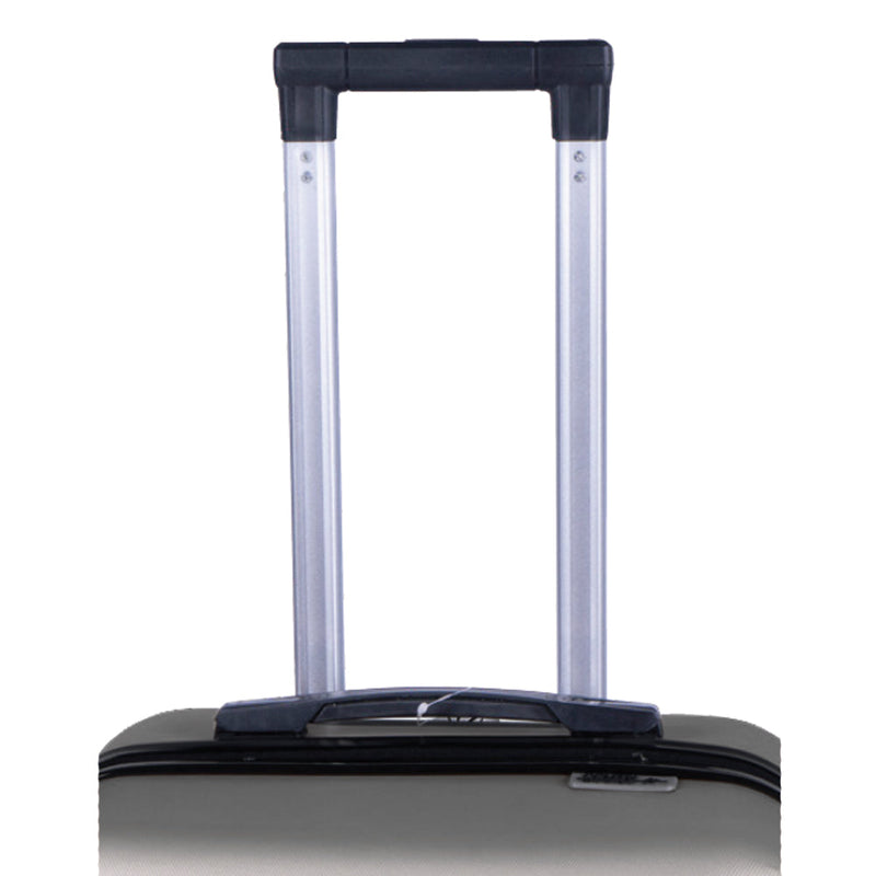 Trolley Cabina Rigido Bagaglio a Mano 33.5x22x55 cm con Maniglia Telescopica Grigio