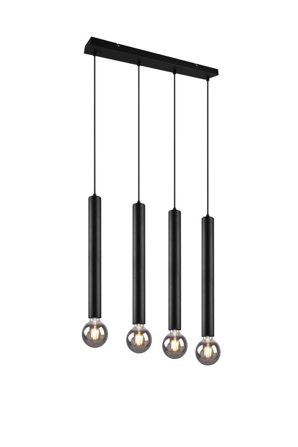 Lampada a Sospensione da Interno E27 in Metallo Nero Opaco prezzo