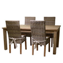 Tavolo Rettangolare in Legno Teak 180x90H76cm Felix