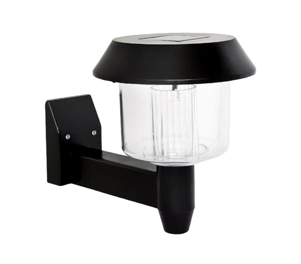 prezzo Applique 15 cm per esterni lampada da parete led ad energia solare Nero