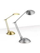 Lampada tavolo da Interno a LED in Metallo Nickel Opaco
