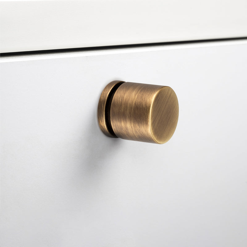 Pomolo per Mobile Zama,Oro Antico 20 Pezzi Emuca