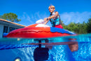 Moto D'Acqua Elettrica Gonfiabile per Bambini 3,2Km/h Nautica Wave Maker