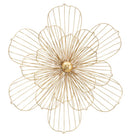 Pannello Flowery Stick 60x8x54 cm in Ferro Oro