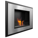 Camino a Bioetanolo da Parete 80x59 cm Flig Los Angeles Silver