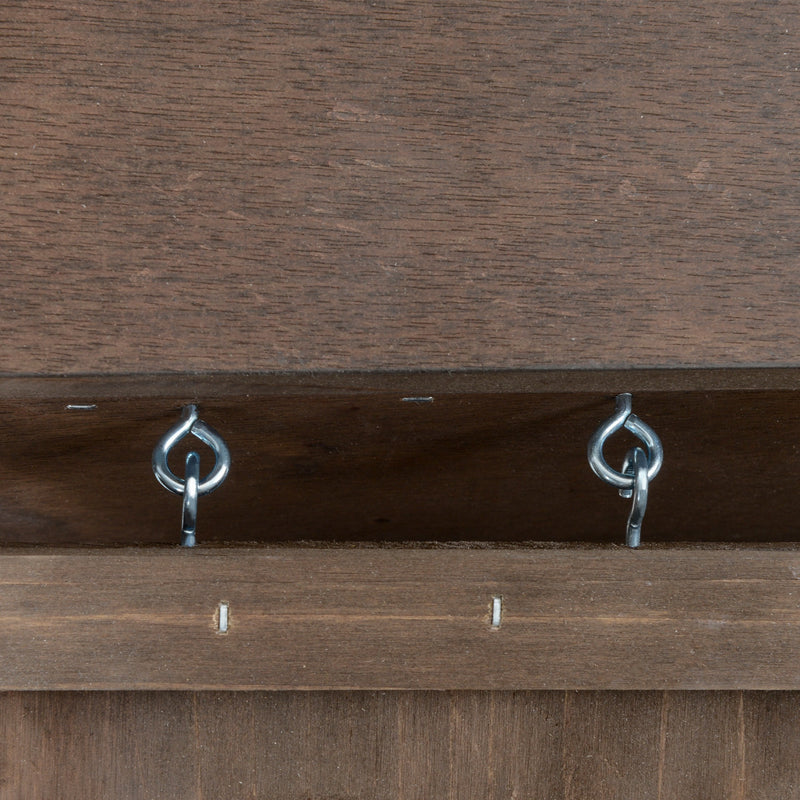 Conigliera 90x53x59 cm Casetta e Rampa in Legno Marrone  