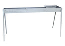 Cuoci Arrosticini con Barbecue a Carbone 140 cm Lisa Luxury Milano Grill 100+40