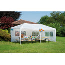 Gazebo da Giardino in Ferro 3X6m Vorghini Party Bianco