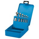 Set frese 6 pz 6.3-20.5 mm punte coniche allargafori con astucico