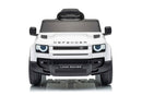 Macchina Elettrica per Bambini Licenza Land Rover Defender Small 12V con Telecomando Bianco