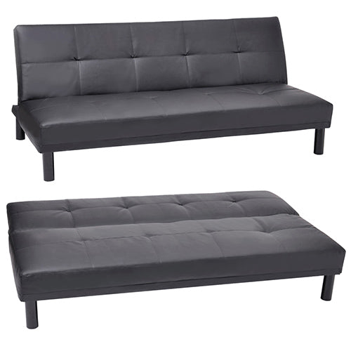 acquista Divano Letto Prontoletto Click-Clack in Similpelle Nero