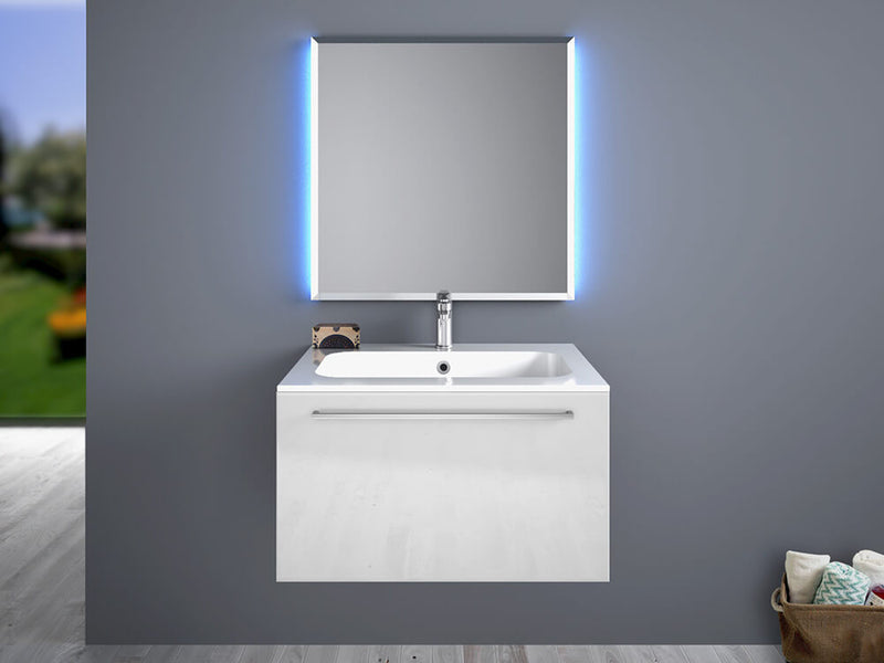 Mobile da Bagno sospeso Samoa 04 Laccato Bianco TFT