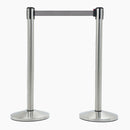 2 Colonnine Tendinastro di 3 m in Acciaio nastro Grigio