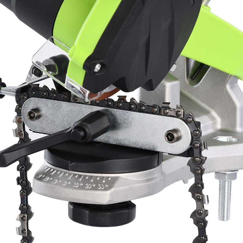 Affilacatene Elettrico Catena Motosega Affila Catena da banco 85W Disco104mm