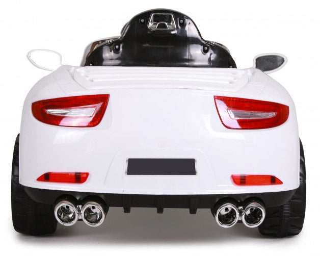 Macchina Elettrica per Bambini 12V Kidfun Sporting Bianca