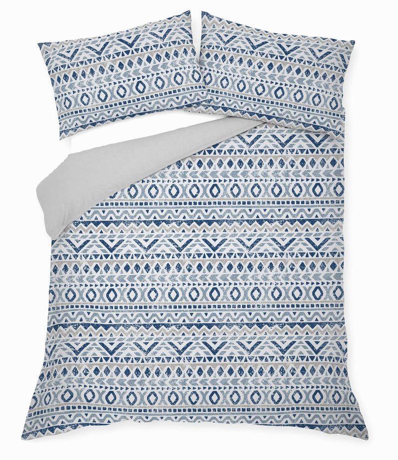 Copripiumino Matrimoniale Double Face con Federe Stampato Hellas 