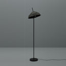 Lampada da Terra Ø34xH160 cm in Cartone Riciclato e Metallo Egg Nero