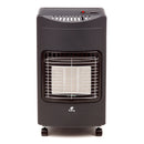 Stufa a Gas Gpl Nera da Interno Infrarossi 4200W 15Kg