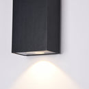 Lampada da parete Outdoor in Metallo Times Square Nero