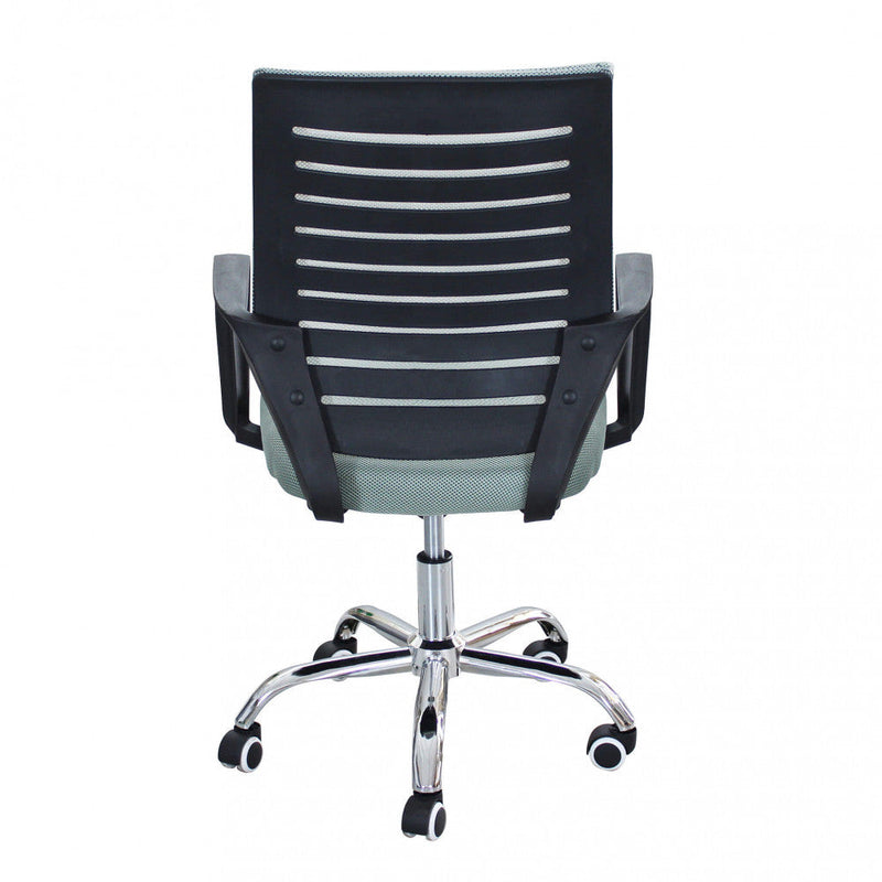 Poltrona da Ufficio Melody 56x58x94/104 h cm in Poliuretano Nero