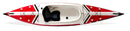 Kayak Gonfiabile Monoposto 385x80 cm con Pagaia Zaino e Accessori Jbay.Zone V-Shape Mono