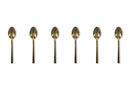 Set 6 Cucchiaini in Acciaio Oro Lucido Villa d'Este Home Tivoli Lexington