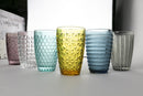Set 6 Bicchieri Bibita in Vetro 380 ml Villa d'Este Home Tivoli Geometrie
