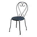 Sedia 41x48xh90 cm in Metallo New Old Antracite