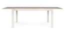 Tavolo Allungabile da Esterno 160-240x100x75h cm in Alluminio e Polywood Belmar Vapor  